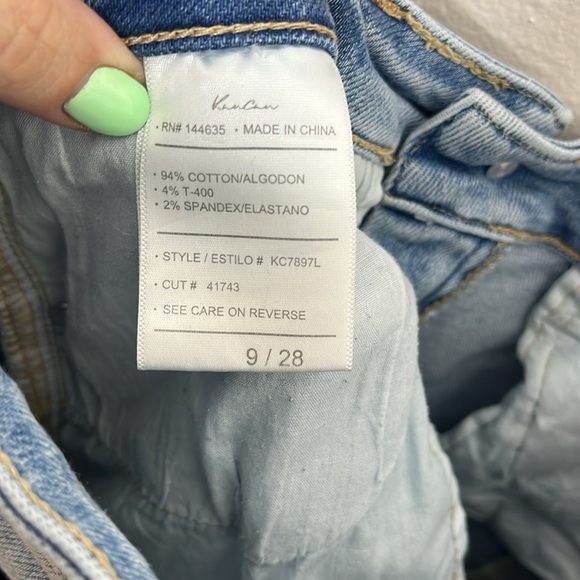 Kancan Light Wash Bell Bottom Ultra High Rise Jeans Women Size 28 - Picture 4 of 4